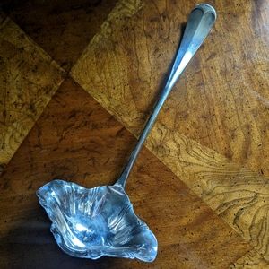 Antique William Adams Silver Plated Sheffield England Ladle
